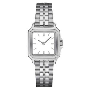 Nuevo Reloj de Lujo para Mujer Cuadrado Tamaño Pequeño Esfera de 24mm Resistente al Agua Acero Inoxidable 316L Cristal de Zafiro Movimiento de Cuarzo - Product Image 4