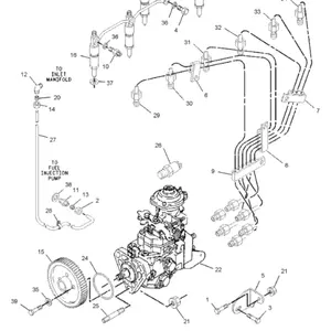 Construction Machinery Parts Engine 3056 CAT 2085030 208-5030 Fuel Pump Injection Caterpillar parts