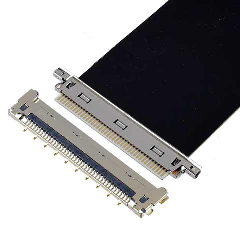 CABLINE-CA IIF Micro Coaxial Cable 20856-030T-01 Universal Lvds PVC Insulation Electronic Application Full Shielding 40/50 Pin
