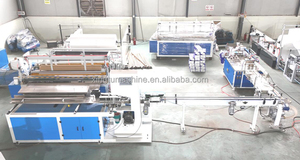Máquina para Fabricar Papel Higiénico, Totalmente Automática, con Corte y Rebobinado de Papel, Control PLC/Motor, 200m/min, Certificación CE - Product Image 5