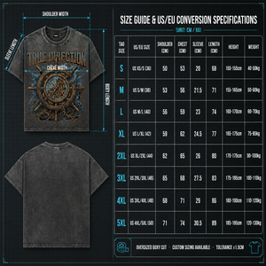 Camisetas Gráficas de Alta Calidad con Lavado Ácido para Hombre, Estampado de Timón y Brújula, Manga Corta, Estilo Urbano, Proveedor Mayorista - Product Image 6