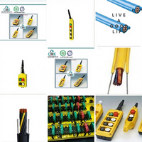 CMK Electro Power Private Limited EOT Crane Push Button-05 Station de commande industrielle intelligente suspendue IP65 Corps en plastique 1NO1NC 400A