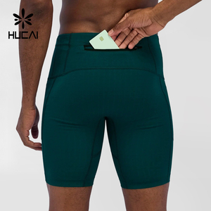 Pantaloncini da Corsa a Compressione Premium Personalizzati per Uomo con 7 Tasche, 69% Nylon 31% Spandex, Traspiranti <span class=keywords><strong>e</strong></span> Anti-Riduzione delle Dimensioni - Product Image 5
