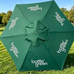 <span class=keywords><strong>Parasol</strong></span> de terrasse en tissu de protection solaire, en polyester recyclé, avec structure en bois, anti-UV, anti-chaleur, écologique, pour extérieur et hôtels - Product Image 5