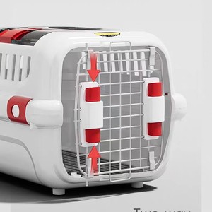 Transportadora Universal para Gatos 4 Estaciones (Aprobada por Aerolíneas) - Jaula de Viaje para Mascotas de Plástico Rígido y Transpirable para Envíos al Aire Libre y en Avión - Product Image 4