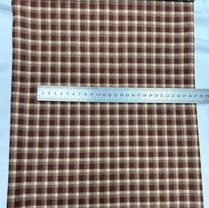 <span class=keywords><strong>Tissu</strong></span> d'uniforme scolaire à carreaux marron kaki moyen en polyester, rayonne et élasthanne, teint en fil, pour enfants, Philippines - Vente chaude - Product Image 3