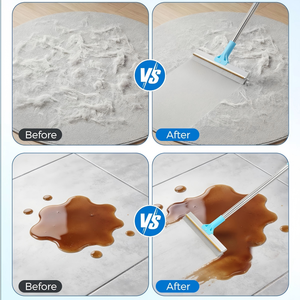 แปรงขจัดขนสัตว์แบบพกพา ด้ามจับยาวปรับได้ สำหรับพรมและโซฟา - Product Image 5