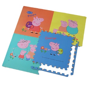 การ์ตูน EVA ซอฟท์ เบบี้ เพลย์ แมทส์เสื่อคลานแบบพับได้ 60*60 ซม. ปลอดสารพิษแบบพกพาโฟมปูพื้นสำหรับห้องเด็กและปิกนิก - Product Image 6