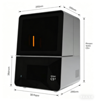 Printer 3D Gigi Phrozen Sonic CS Plus 385nm LCD Resin Printer Presisi Tinggi untuk Klinik Laboratorium Gigi