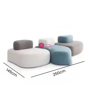 Yicheng Beauty Fabrication professionnelle Bon prix Canapé <span class=keywords><strong>de</strong></span> loisirs Canapé <span class=keywords><strong>de</strong></span> réception pour plusieurs personnes en tissu à vendre - Product Image 3