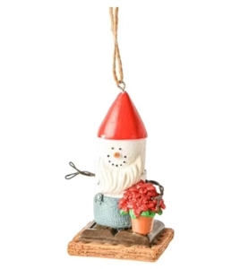 Gnomo in resina di alta qualità con cappello rosso, decorazione natalizia, scultura artigianale - Product Image 2