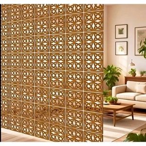 Paneles Divisores de Habitaciones Modulares de Madera, Color Chocolate, Corte Láser, Pantalla Colgante Portátil para División de Espacios Interiores - Product Image 2