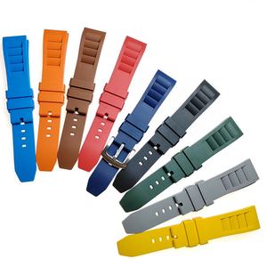 Correa de Reloj Inteligente de Lujo para Hombre, de Liberación Rápida, 20mm/22mm, de Goma Viton Suave, para Deportes al Aire Libre - Product Image 5