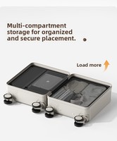 Maleta de Viaje Ligera para Niños, Equipaje con Ruedas de Neopreno de 14 Pulgadas, Diseño Minimalista de Lujo con Puerto USB