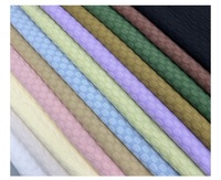 Tissu jacquard à carreaux froissés effet coton pour chemises, vêtements pour enfants, robes et vêtements texturés