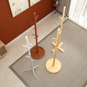 Youhui Floor Standing <b>Coat</b> Rack Solid Wood Stable Design For Bedroom Living Room - Product Image 4