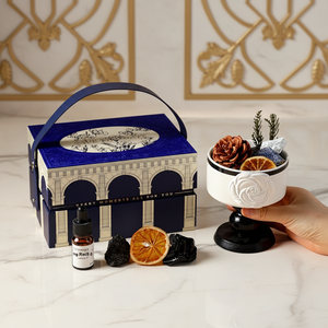 Bloque de Cristal de Aromaterapia sin Fuego, Aire Fresco, en Forma de Piedra, Caja de Regalo, Piedras de Incienso, Adornos de Alta Gama, para Hombres y Mujeres, Cumpleaños - Product Image 5