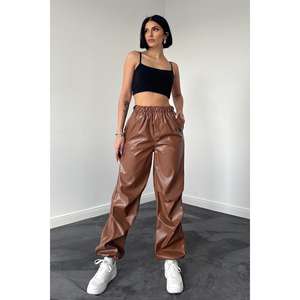 กางเกงหนังวัวแท้ทรงสกินนี่เอวสูง/ต่ำ ลายพิมพ์ สำหรับฤดูใบไม้ร่วง/ฤดูหนาว ไซส์ XS-XL ระบายอากาศได้ดี สไตล์วินเทจลำลอง สำหรับผู้หญิง ขายส่ง - Product Image 3