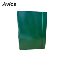 Carpeta de Archivo Tri-Plegable A4 de 30 mm con Banda Elástica, Fundas Reutilizables para Documentos, Logotipo Personalizado, Carpeta Archivadora de Oficina