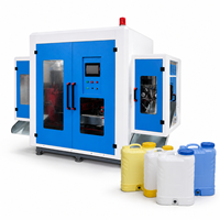 Machine d'extrusion-soufflage automatique de plastique pour réservoir de pulvérisateur à dos de 20 L avec contrôleur de parison