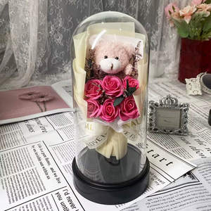 Jabón Artesanal para el Día de la Madre, Rosa Artificial, Decoración Ecológica con Lámina Dorada, Regalo Festivo, Producto Terminado - Product Image 6