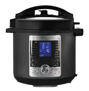 GT606-M08 berkualitas tinggi | 6L,8L,10L,12L Liter pemasak tekanan listrik | 18 dalam 1, pemasak lambat dan lainnya, LCD layar sentuh