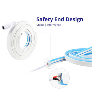 Bande lumineuse 12V, ruban RGB UV, peinture corporelle phosphorescente, bandes LED noires souples, tubes LED néon flexibles ultra-fins de 5 mm, lumières néon solaires - Product Image 3