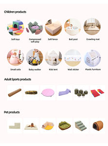 Wonder Space <span class=keywords><strong>Piscine</strong></span> à balles en mousse facile à nettoyer, douce, pour intérieur et extérieur, pour enfants et bébés, aire de jeu amusante - Product Image 2