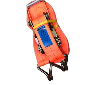 Tensor de amarre de carga resistente de 10 toneladas más vendido, 7,5 cm de ancho, amarres de trinquete de poliéster Premium, correas de carga seguras Vietnam - Product Image 1