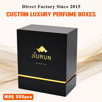 Eco Friendly Custom Textured Scented Candle Rigid Paper Gift Box Packaging With Lid