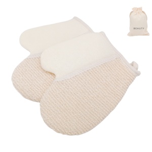 厂家直销天然纤维沐浴去角质手套淋浴海绵洗涤器剑麻沐浴手套 - Product Image 6