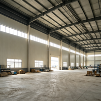Atelier métallique préfabriqué, bâtiment en structure acier et entrepôt de stockage