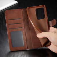 Étui en cuir PU à clapet pour téléphone portable et porte-cartes pour Samsung Galaxy S20 Ultra Plus