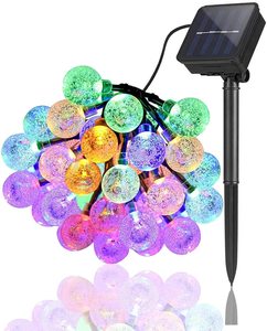 Ngoài trời IP65 không thấm nước năng lượng mặt trời Powered <span class=keywords><strong>LED</strong></span> <span class=keywords><strong>String</strong></span> Lights cho vườn giáng sinh trang trí nội thất 5M 10m 20m chiều dài tùy chọn 8 mô hình - Product Image 4