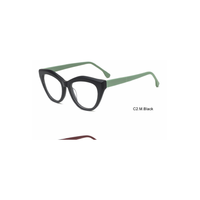 Montures de lunettes optiques œil-de-chat en acétate pour femmes, montures de vue tendance, OEM ODM, logo personnalisé