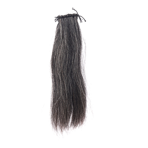 Fermaglio per capelli di cavallo nero in ciuffo di estensione per corse di cavalli per vendere a caldo ciuffo con Clip di lunghezza 15 "-16", 50g - Product Image 3