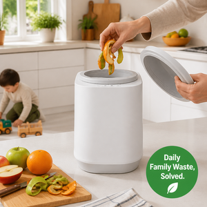 Compostador Eléctrico de Desechos de Alimentos Fácil de Usar, Máquina de Compostaje de Cocina de 4L, Inodoro, con un Solo Botón, para Interiores, para Principiantes y Hogares - Product Image 3