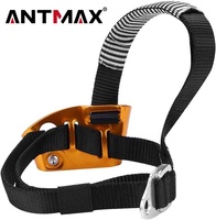 ANTMAX Équipement d'escalade durable Protection de sécurité Pied gauche ou droit Ascender Riser Corde fixe pour le sauvetage en rappel