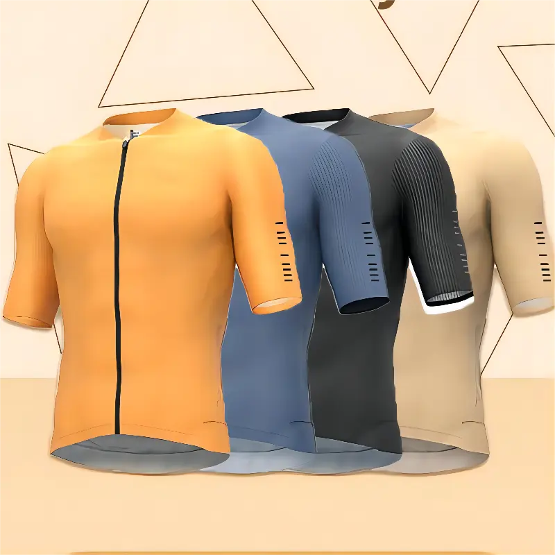 Seamless Sublimation Print Bike Shirts Short Sleeve Ciclismo Ropa ODM Men Bicycle Wear Apparel Clothing LAMEDA Cycling Jerseys