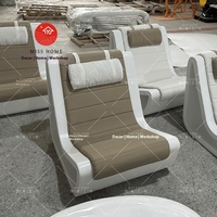 Chaise en fibre de verre design moderne de luxe à une place pour une utilisation en extérieur et en intérieur, hôtels, écoles, hôpitaux, salons, villas