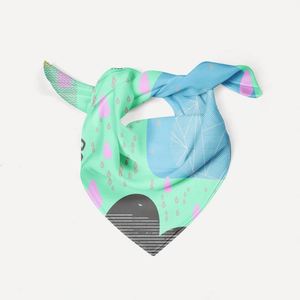 Écharpe en soie pour homme 50x50, logo personnalisé, écharpes de créateur, écharpe en soie de luxe 90x90 - Product Image 1