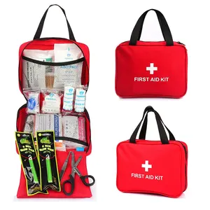 Portable First Aid Bag 240 Piece Medical First Aid Emergency Kit For Car