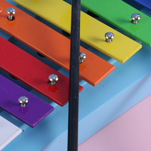 Xylophone Glockenspiel Arc-en-ciel Portable 13 Notes, Instrument de Musique Éducatif pour Enfants et Jouet de Percussion Orff, Vente en Gros - Product Image 6