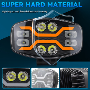 LELANPU Faros Delanteros para <span class=keywords><strong>Cuatrimoto</strong></span>, Accesorios para Auto, Lente de 10 Pulgadas, Luz Auxiliar Externa para Conducción, Luz de Trabajo LED Todoterreno para Hilux - Product Image 6