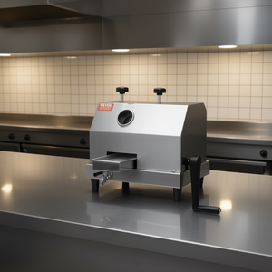 Presse-jus à canne à sucre Vevor Commercial, 3 rouleaux en acier inoxydable, entrée de 2,4 pouces, extracteur de jus manuel pour usage en restaurant - Product Image 2