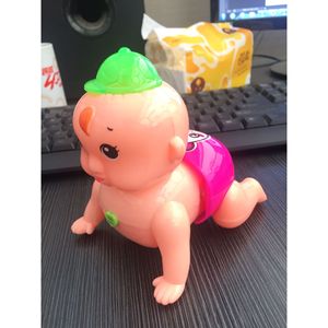 Poupée électrique rampant en plastique, 12x9x11cm, jouet pour bébé alimenté par batterie, pour 0-24 mois, unisexe - Product Image 2