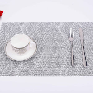 Ensemble de tapis rectangulaires en PVC écologique de qualité supérieure antidérapant rétro Plaid tissé imperméable classique hôtel maison cuisine napperon - Product Image 1