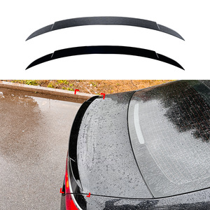 Brabus Rear <b>Wing</b> Spoiler Piano <b>Black</b> Carbon Fiber Texture For Mercedes-Benz E-Class W214 E260 E300 2024+ - Product Image 1