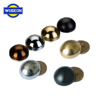 Wugeon Aluminium Laiton Acier Inoxydable Dôme Miroir Cap Verre Couvercle Décoratif Vis Entièrement Fileté Publicité Vis