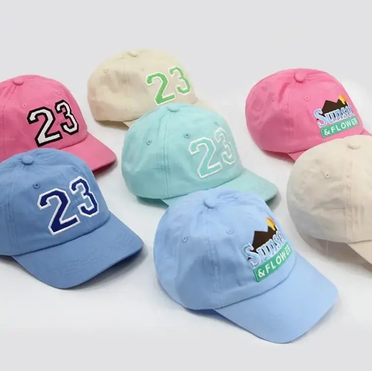BSBH 2024 estate cappello da bambino in cotone da esterno spiaggia cappello da sole bambino bambino berretto da Baseball per bambini e bambine